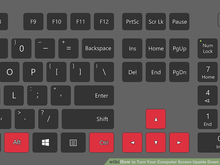 How to Turn Your Computer Screen Upside Down