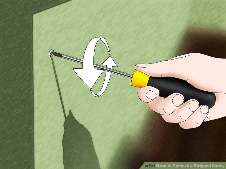 How to Remove a Stripped Screw