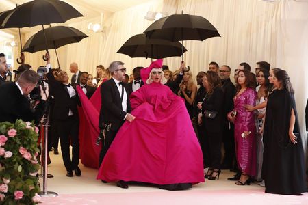 Lady Gaga wows on \'pink\' carpet at Met Gala with four outfits
