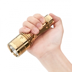 Lumintop FW21 X9L Copper Brass 6500 Lumens 810 Meters SBT-90 LED Flashlight