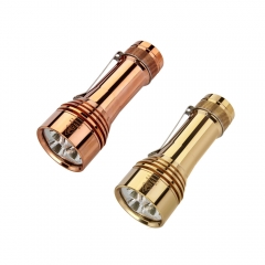 Lumintop FW21 Pro Copper Brass Tri Cree XHP50.2 LEDs 10000 Lumens LED Flashlight