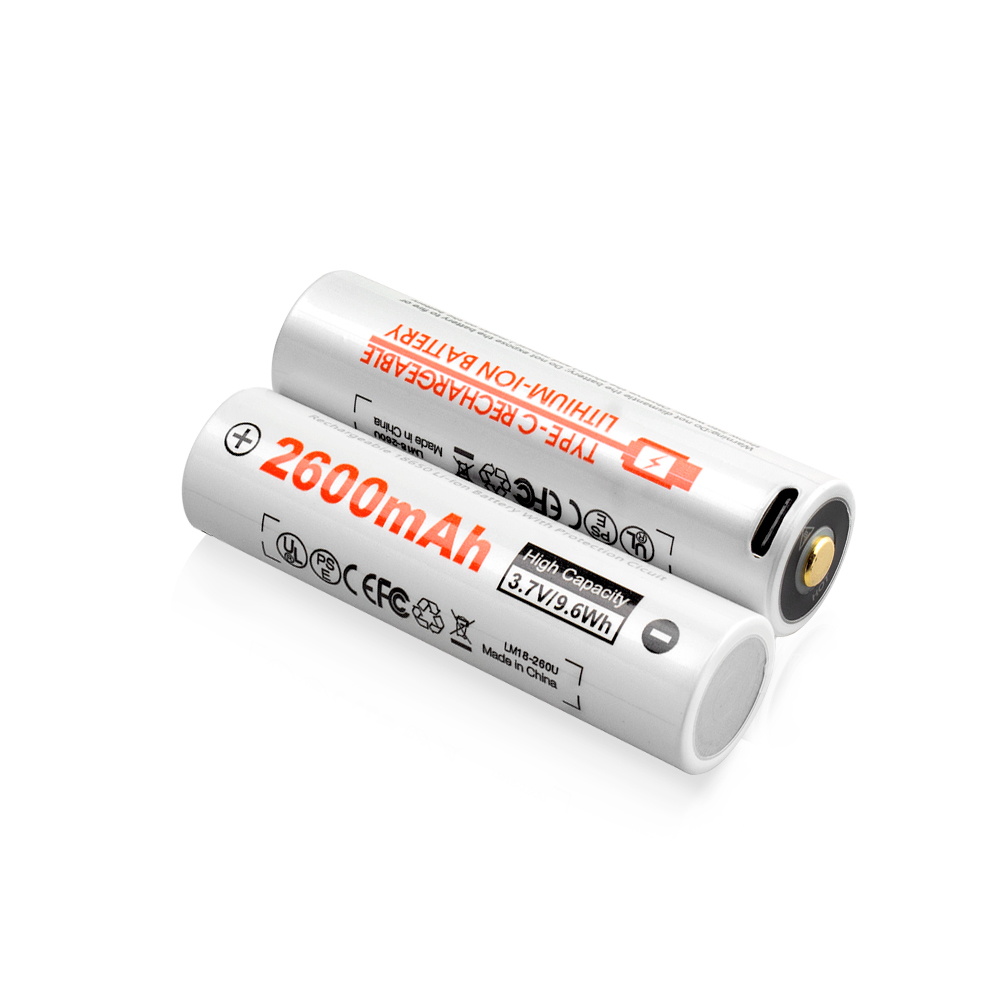 Lumintop 14500 920mah USB Type-C Rechargeable Li-ion Battery