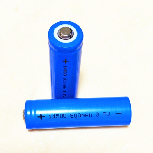 14500 Rechargeable Li-ion Battery 3.7V 800mAh