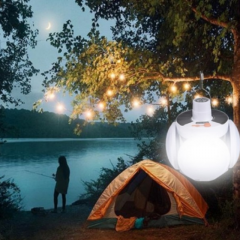 Solar LED Light  Camping Lamp 5 Lighting Modes DC & Solar Charging IP65 Waterproof
