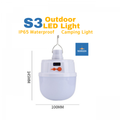 Solar LED Light  Camping Lamp 5 Lighting Modes DC & Solar Charging IP65 Waterproof