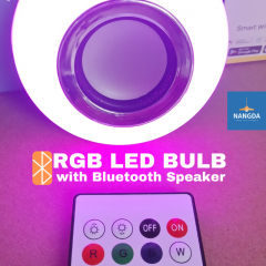 Entertainment Bulb RGB LED Bulb with Bluetooth Speaker Stereo Speaker Music Bulb RGBW Lighting