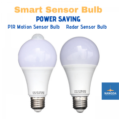 LED Sensor Bulb Sound Sensor Bulb PIR Motion Sensor Bulb Radar Sensor Bulb Smart Sensor Light