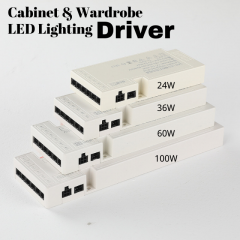 Cabinet & Wardrobe LED Lighting Driver 24W 36W 60W 100W