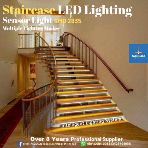 The Intelligent Lighting System of Staircase SMD2835 Sensor LED Light Staircase Light Multiple Lighting Modes