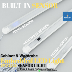Cabinet Light Bulit-in Sensor Light Embedded LED Lighting Kitchen Cabinet Light Wardrobe Light