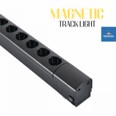 Interior Design Ultra-thin Magnetic Track Light Linear Light Ceiling Lighting Aluminum Profile Intelligent lighting Voice Control