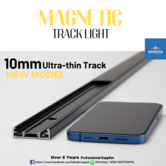 NEW MODEL 10mm Ultra-thin Magnetic Track Light Linear Light Ceiling Lighting Aluminum Profile Intelligent lighting Voice Control