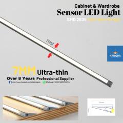 Ultra-thin Cabinet Light Sensor light Anti-Glare Design SMD 2835 LED Lighting