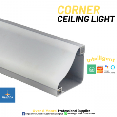 Corner Ceiling Light  Linear Lighting Aluminum profile Intelligent Light Voice Control