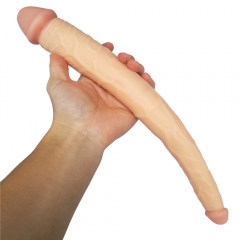 double end dong Lesbian soft double dildos gay long huge dildo realistic penis anal butt sex toys for women