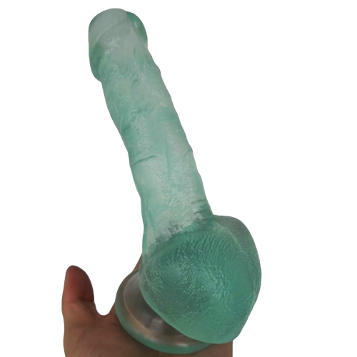 crystal Realistic Huge Dildo Soft artificial Penis with Suction Cup Big Dildo Penis Sex Toys for Woman