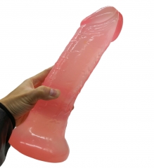 28*6.5CM Super Long Dildo Artificial Penis Crystal Transparent Realistic Huge Dildo Suction Cup Male Huge Dildo Anal Dildos for Women