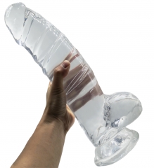 35*8CM Super Huge Dildo Giant Crystal Big Dick Anal Butt Large Dong Realistic Penis Female Masturbator Sex Toys for Women