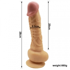 28*5.5cm Giant Huge Dildo With Suction Cup Super Big Dick Anal butt Large Dong Realistic Soft Penis Female Masturbator Sex Toys