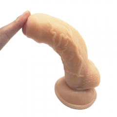 16*4cm big foreskin dildo with suction cup realistic penis artificial large dick adult sex toys for woman soft huge dildos