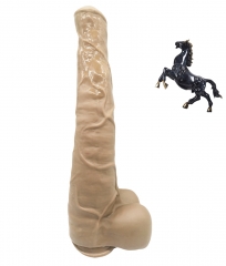 HOWOSEX 39cm Super Thick and Huge XXXL Horse Dildo Realistic Dick Penis with Suction Cup Big Anal Dildo For Men Women Lesbian Sex Toys