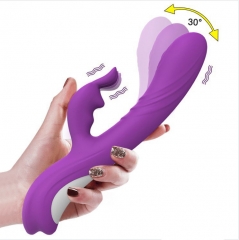 HOWOSEX Rabbit Vibrator 10 Speed G Spot Dildo Vibrator Silicone Waterproof Clitoris Stimulator Vagina Massager Sex Toys for Women