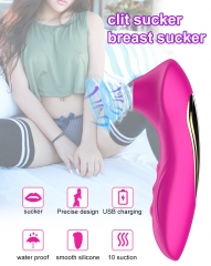 HOWOSEX Powerful Clit Sucker Vibrator Tongue Vibrating Nipple Sucking Blowjob Clitoris Stimulator Etotic Sex Toys for Women Masturbator