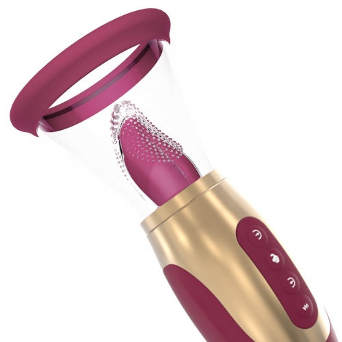 HOWOSEX  automatic SuckingTongue Licking Vibrator Female Clit Sucking Nipple Blowjob Oral Stimulator Vagina Sucker Sex Toy for Women Orgasm Adult Prod