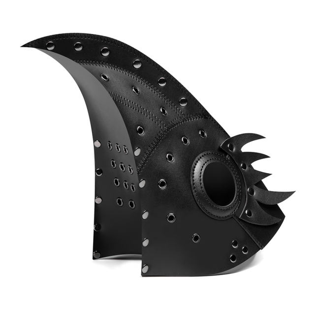 Halloween Plague Bird Face Guard PU Leather Medieval Doctor COS Costume Accessories
