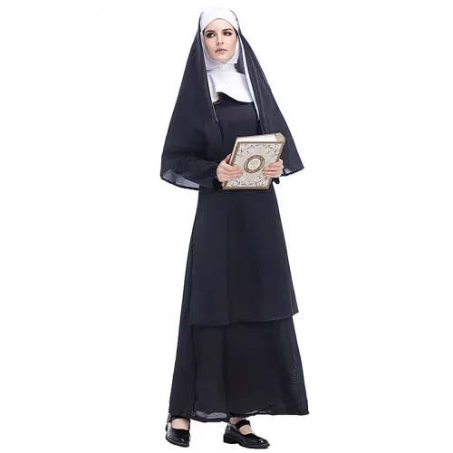 Jesus Christ Virgin Mary Theme Costume Halloween Nun Fancy Dresses