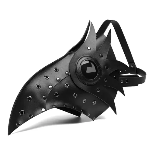 Steampunk PU Leather Plague Bird Masks Halloween Medieval Doctor Cosplay Costume Accessories