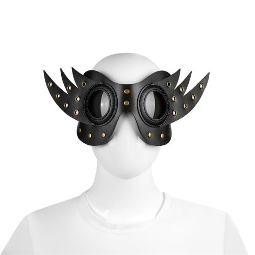 PU Leather Steampunk Mask Mardi Gras Props Halloween Medieval Cosplay Props
