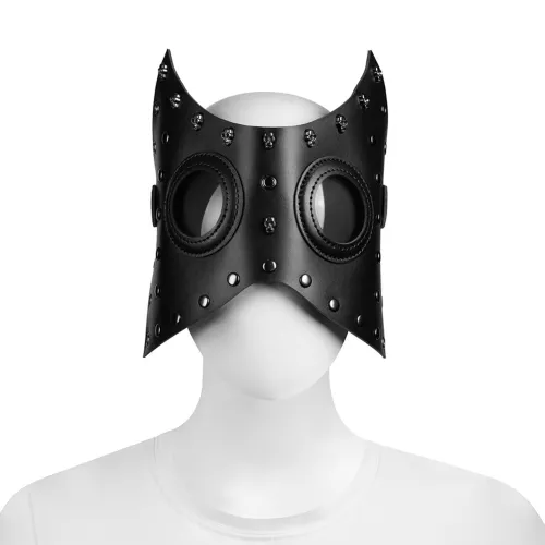 PU Leather Steampunk Mask Mardi Gras Props Halloween Medieval Costume Accessories
