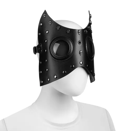 PU Leather Steampunk Mask Mardi Gras Props Halloween Medieval Costume Accessories