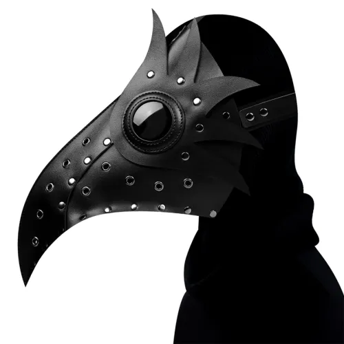 Steampunk PU Leather Plague Bird Masks Halloween Medieval Doctor Cosplay Costume Accessories