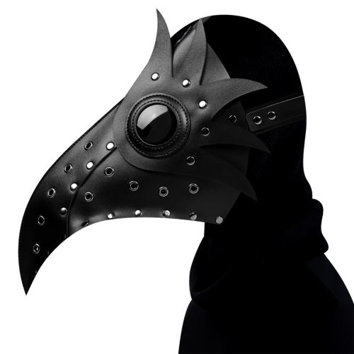 Steampunk PU Leather Plague Bird Masks Halloween Medieval Doctor Cosplay Costume Accessories