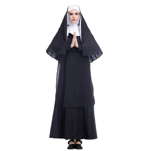 Jesus Christ Virgin Mary Theme Costume Halloween Nun Fancy Dresses