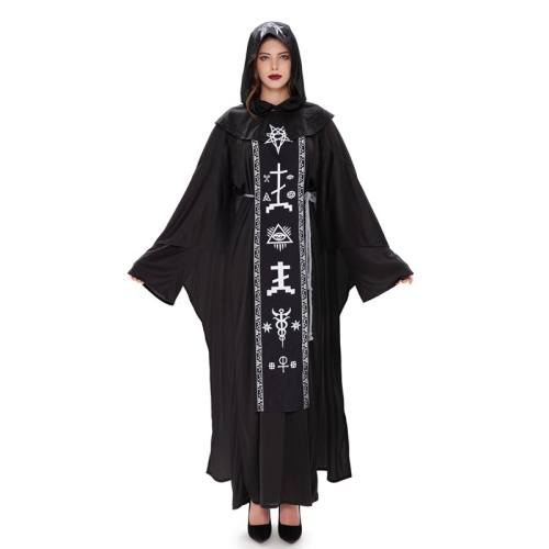 Women Fairy Tales Sexy Costume Carnival Magician Cosplay Outfits Halloween Evil Uniform