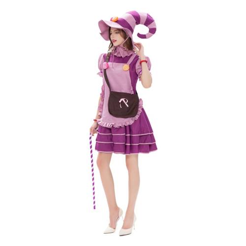 Halloween Candy Maid Fancy Dress Mardi Gras Sexy Elf Outfits