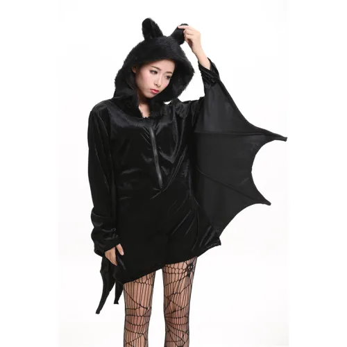 Black Evil Vampire Demon Costume PQPS1179