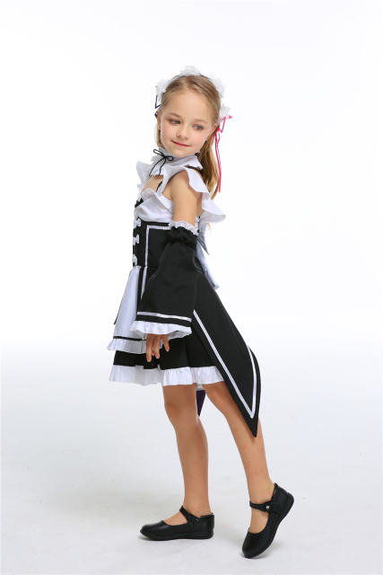 Halloween Costume Child Sexy Japaness Maid Fancy Dresses PQPS2224
