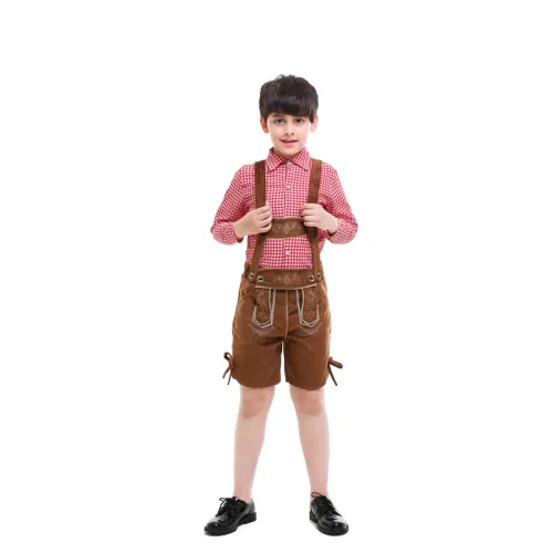 Teen Brown Traditional Children Carnival Fancy Wear PQPS1845