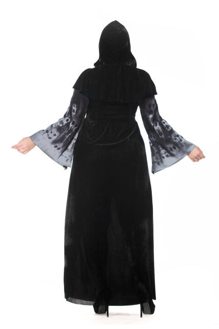 Halloween Skull Print witch Costume Vampire Suit PQPS1366