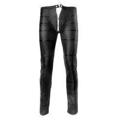 Men Sexy Faux Leather Pants Performance Skinny Clothing PQX6003