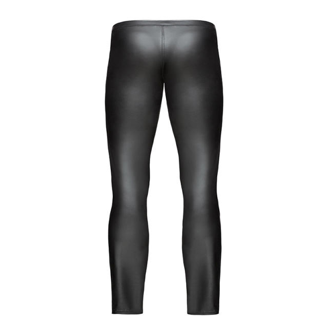 Men Sexy Faux Leather Pants Performance Skinny Clothing PQX6003