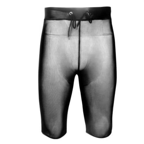 Patent Leather Men Fetish Shorts Sheer Mesh Boxer PQXX6021