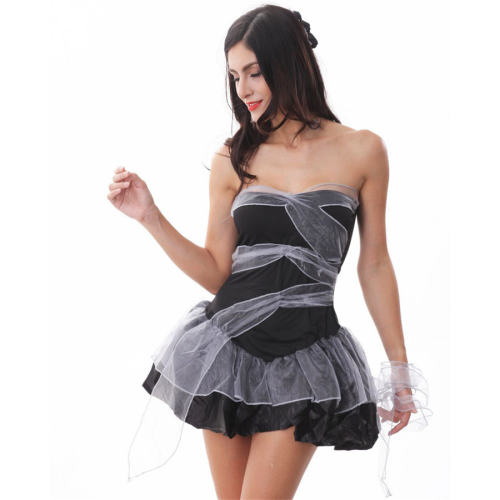Halloween Demon Vampire Zombie Ghost Bride Costume Cosplay Fancy Dress PQMR159