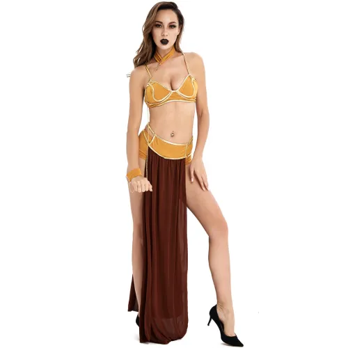 Ladies Halloween Roman Uniform Women Warrior Cosplay Costumes PQMR760B