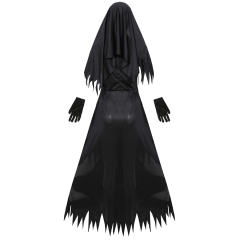 Black Nun Stage Show Costume Vampire Fancy Dress for Women PQMR4551