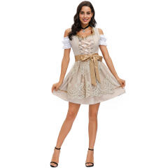Short Sleeve Women Oktoberfest Cosplay Costumes PQMR4610
